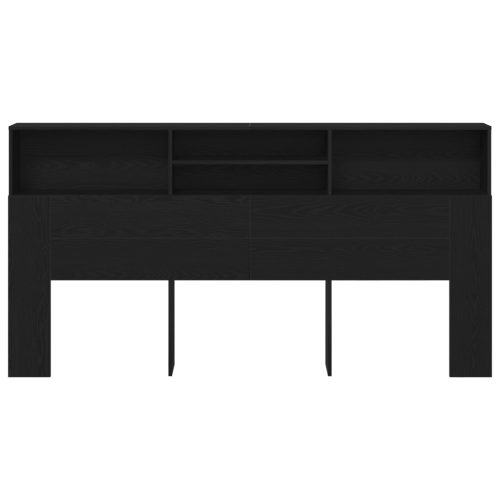  Fekete Tölgy Fejtámla Szekrény, 200 x 19 x 103,5 cm, Mérnöki Fa