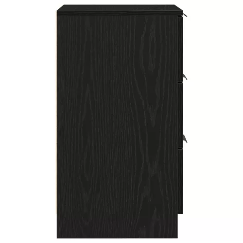  Fekete tölgy éjjeli szekrény - 40x65x65 cm