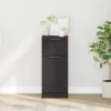  Oldalszekrény Fekete Tölgy 30x30x70 cm Iparilag Gyártott Fa