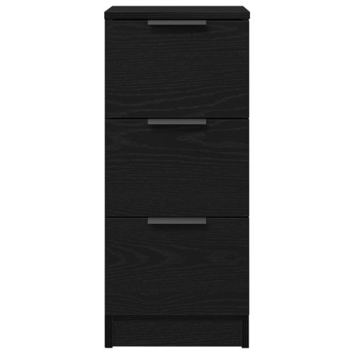  Fekete tölgy oldalpiece 30x30x70 cm Műgyantás fából készült