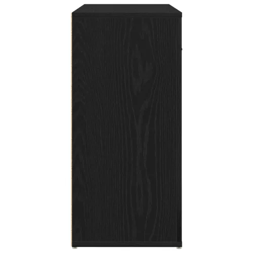  Fekete tölgy büfé 80x33x70 cm Mérnöki fa