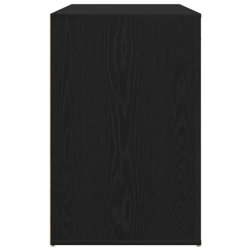  Íróasztal Fekete Tölgy 100x49x75 cm Műszaki Fa