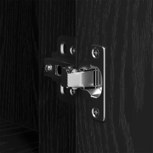  Íróasztal Fekete Tölgy 100x49x75 cm Műszaki Fa