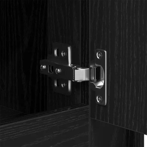  Fekete tölgy oldalszekrény 102x35x60 cm Mérnöki fa