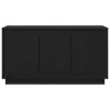  Oldalszekrény Fekete Tölgy 102x35x55 cm Mérnöki Fa