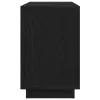  Oldalszekrény Fekete Tölgy 102x35x55 cm Mérnöki Fa