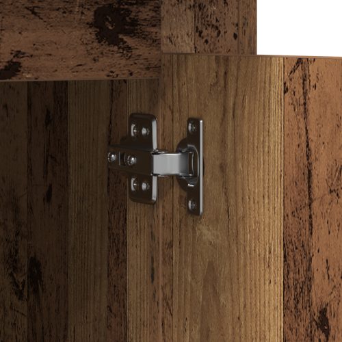  Íróasztal tárolóval Régi fa 50x115x75 cm Mérnöki fa