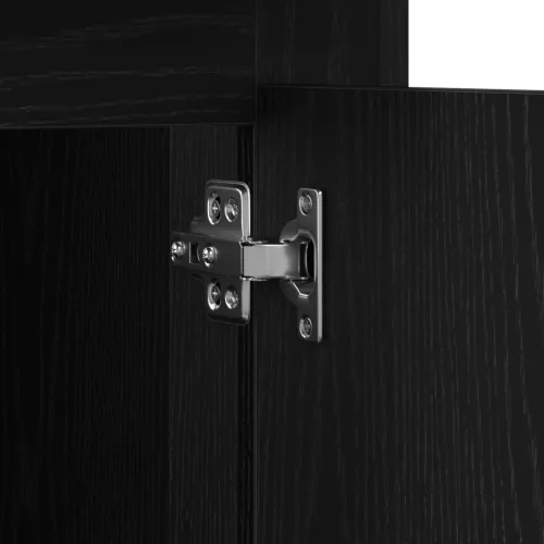  Tárolós Asztal Fekete tölgy 50x115x75 cm Forgácslap