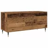  Hanglemez szekrény polcokkal Régi fa 100 x 38 x 48 cm Faanyag