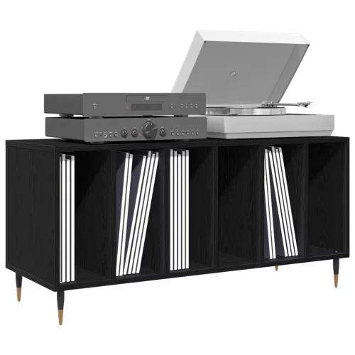  Rekord Szekrény Fekete Tölgy 100x38x48 cm Mérnök Fa