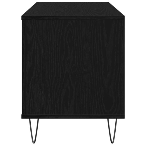  Rekord Szekrény Fekete Tölgy 100x38x48 cm Mérnöki Fa