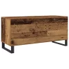 Hanglemez szekrény polcokkal Régi fa 100 x 38 x 48 cm Faanyag