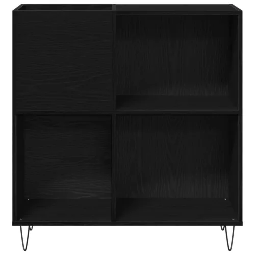  Rekord Szekrény Fekete Tölgy 84,5x38x90 cm Rétegelt Fa