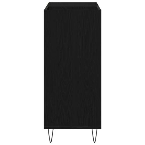  Rekord Szekrény Fekete Tölgy 84,5x38x90 cm Rétegelt Fa