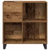  Hanglemez szekrény polcokkal Régi fa 84,5 x 38 x 89 cm Faanyag