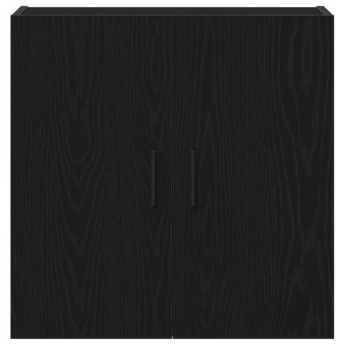  Fali Szekrény Fekete tölgy 60x31x60 cm Forgácslap