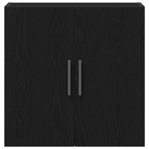  Fali szekrény Fekete tölgy 60x31x60 cm Műanyag