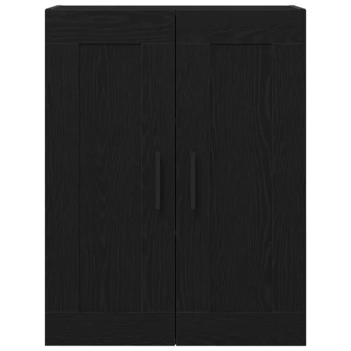  Fali Szekrény Fekete Tölgy 69,5x34x90 cm Műanyag Fa