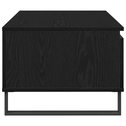  Fekete Tölgy Kávézó Asztal 90x50x36,5 cm Műszaki Fa