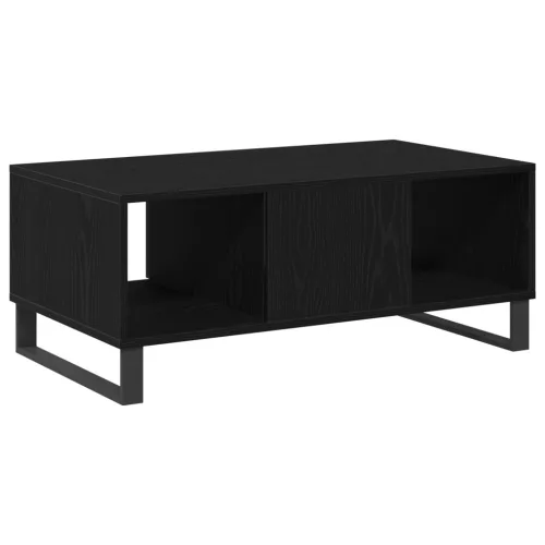  Fekete tölgy kávézóasztal 90x50x36,5 cm Készített fa