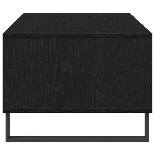  Fekete tölgy kávézóasztal 90x50x36,5 cm Készített fa