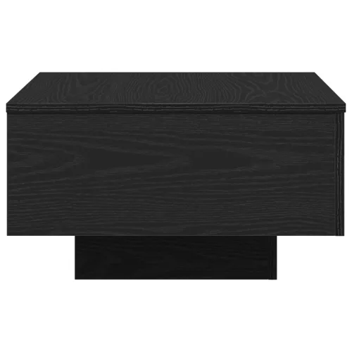  Fekete tölgy Kávózóasztal 55x55x31 cm Mérnöki fa