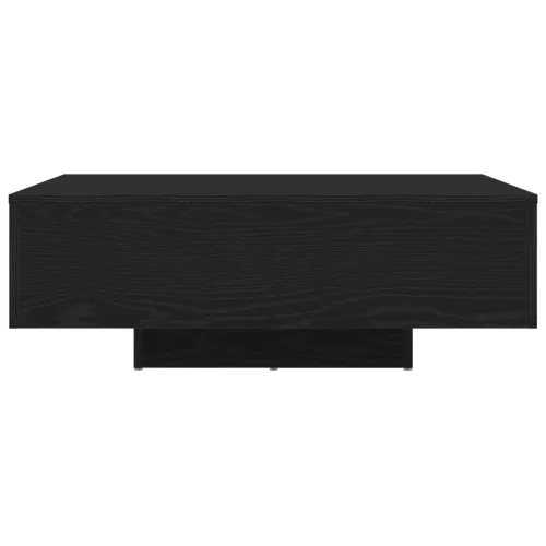  Dohányzóasztal LED világítással Fekete tölgy 85x55x31 cm