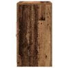  LED világítással rendelkező oldalszekrény, öreg fa, 41x37x67 cm