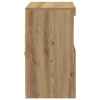  büfé LED világítással Kézműves tölgy 81x37x67 cm
