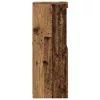  LED világítással ellátott oldalszekrény, öreg fa 41x37x100 cm