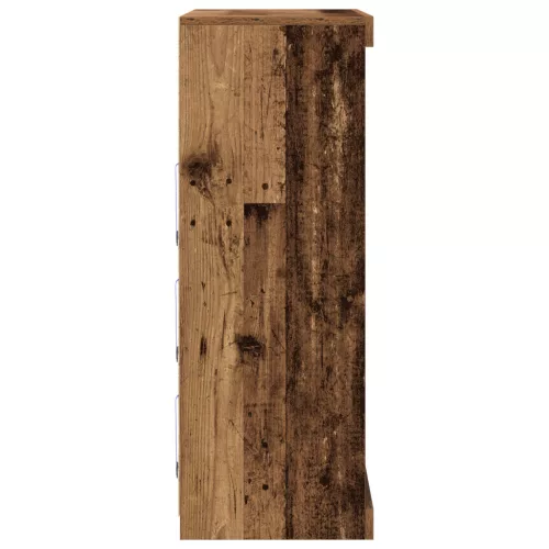  Old Wood Tálalószekrény LED világítással 41x37x100 cm