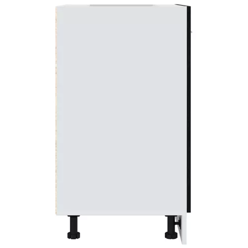  Alsószekrény Fekete Tölgy 60x46x81,5 cm Forgácslap