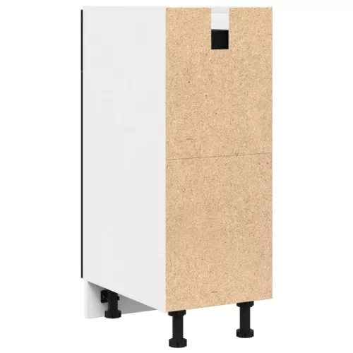  Fekete Tölgy Fiókos Alsó Szekrény - 30x46x81.5 cm, műanyagból készült