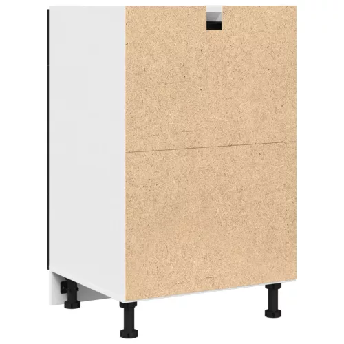  Fekete tölgy fiókos szekrény - 50x46x81.5 cm, MDF-ből készült.