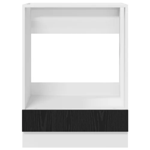  Szekrény sütőhöz Musta tammi 60 x 46 x 81.5 cm Faanyag