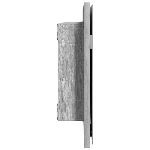  Fürdőszoba Tükörszekrény LED Fénnyel Szürke Sonoma 80x37 cm