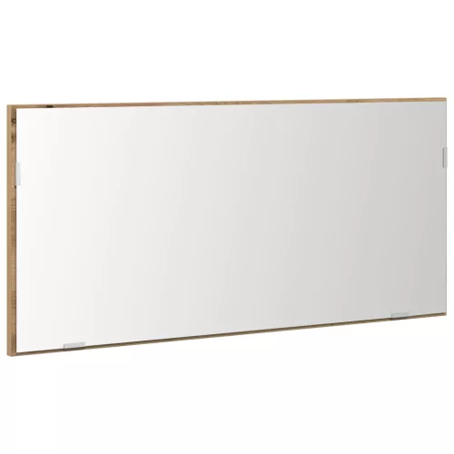  Fürdőszoba tükör szekrény LED világítással Mestergerenda tölgy 80x37 cm