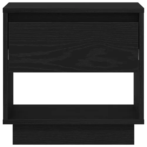  Éjjeli asztal Fekete tölgy 45x34x48 cm Mérnöki fa