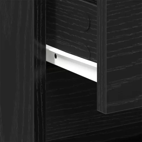  Éjjeli asztal Fekete Tölgy 45x34x44,5 cm Műanyag