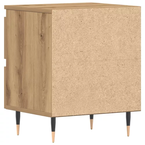  Éjjeli szekrény Kézműves tölgy 40x35x50 cm Műanyag fa