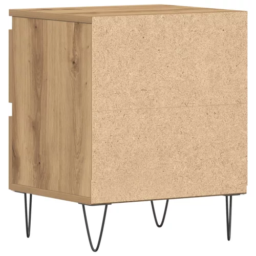  Éjjeli asztal Artisan tölgy 40x35x50 cm Mérnöki fa