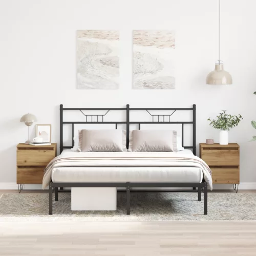  Éjjeli szekrény 2 db Kézműves tölgy 40x35x50 cm Mérnöki fa