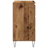  Fiókos Szekrény Régi Fa 60x35x70 cm Műanyag