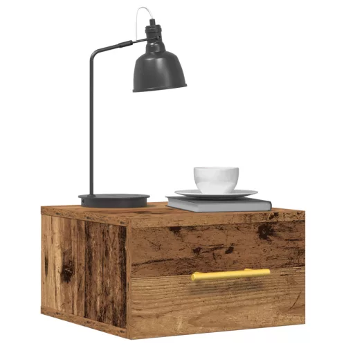  Éjjeli szekrény Fali régi fa 35x35x20 cm