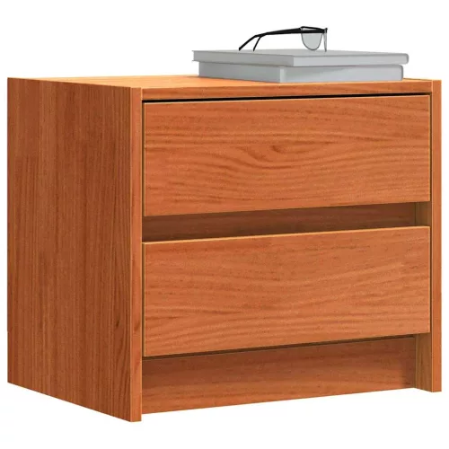  Éjjeliszekrények 2 pcs Faggyú barna 40 x 30.5 x 35.5 cm Fenyőfa