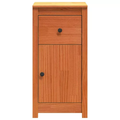  Széf fiókkal 2 pcs Faggyú barna 39 x 34,5 x 80 cm Tömör fenyőfa