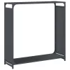  antracitszürke hidegen hengerelt acél tűzifatároló 90x28x90 cm