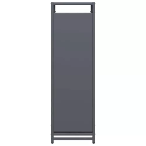  antracitszürke hidegen hengerelt acél tűzifatároló 90x28x90 cm