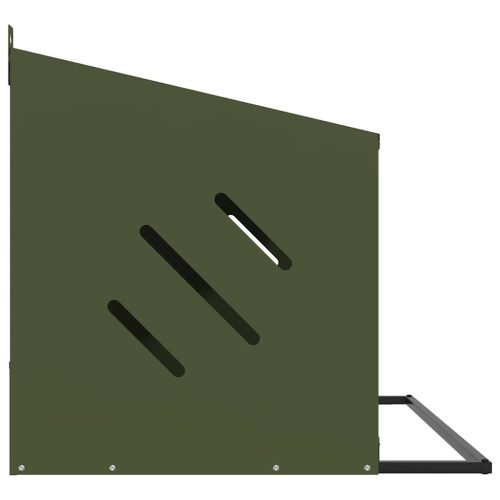  olívazöld fémből fém csirke fészekrakó doboz 4 rekesszel