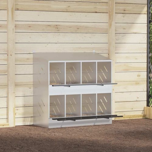  horganyzott ezüst fém csirke fészekrakó doboz 8 rekesszel